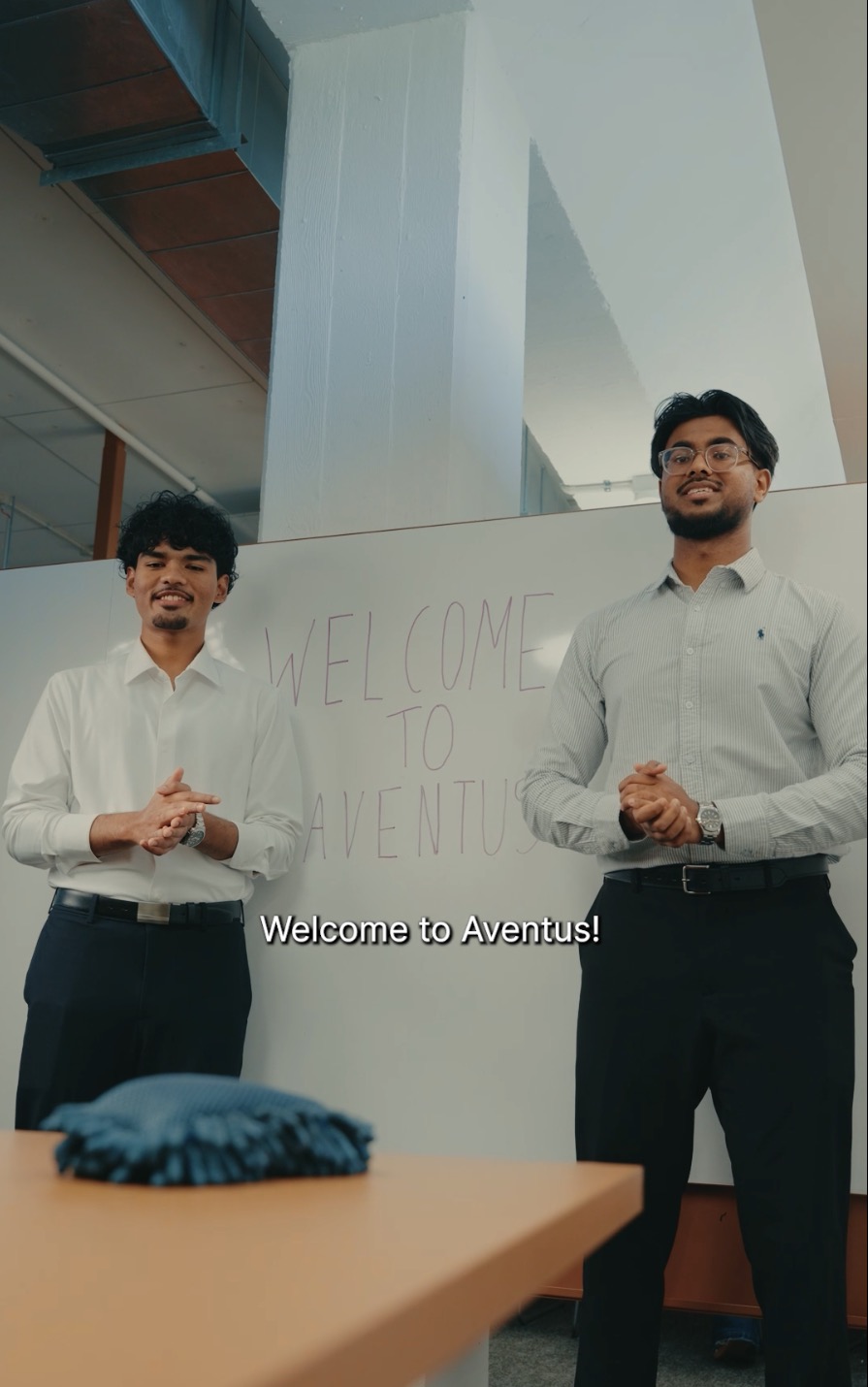 Mahir and Safwan welcoming families to Aventus Tutoring